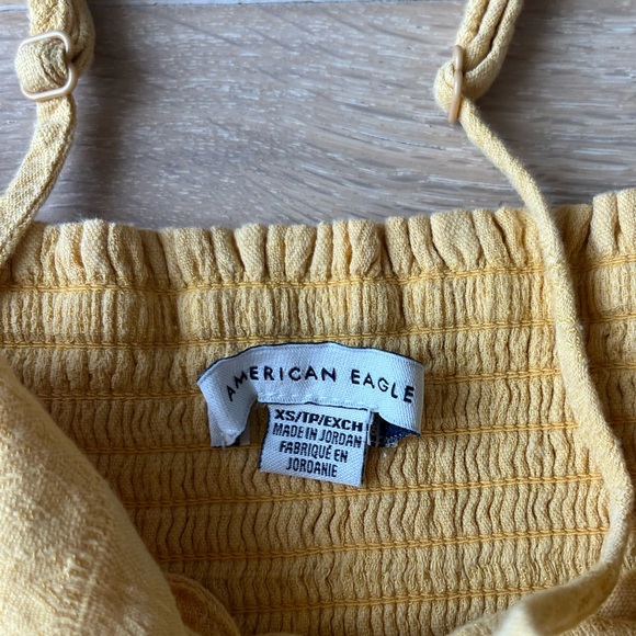 AE Butter Yellow Summer Mini Dress - Picture 3 of 5